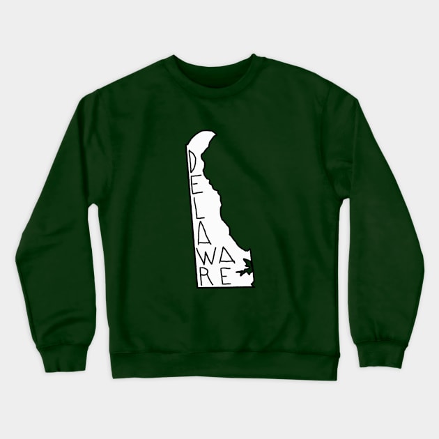 The State of Delaware - no color Crewneck Sweatshirt by loudestkitten